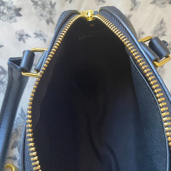 Celine Signature Pattern Women's Handbag, Small, Black - Picture 6 of 9